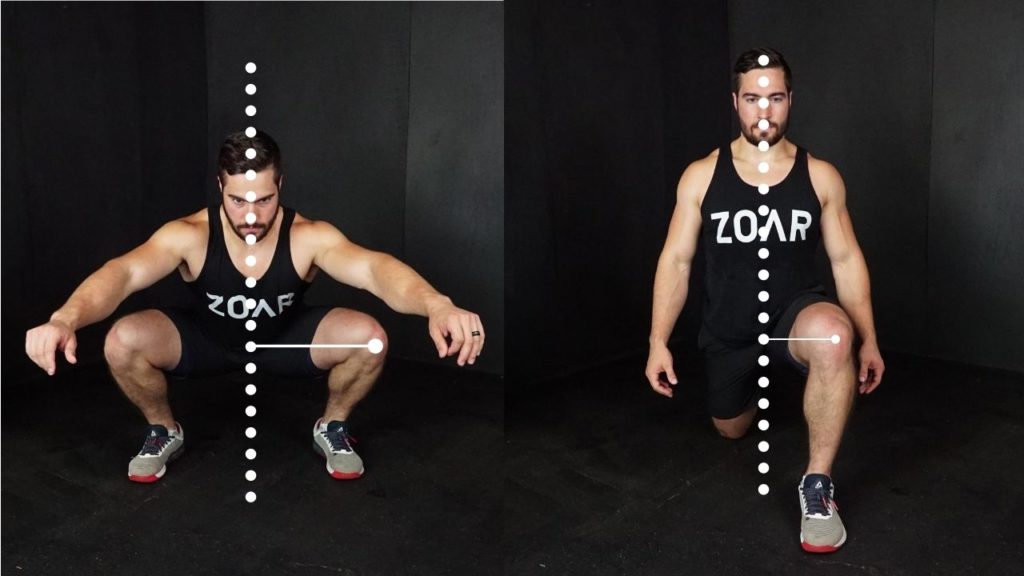 squat versus lunge